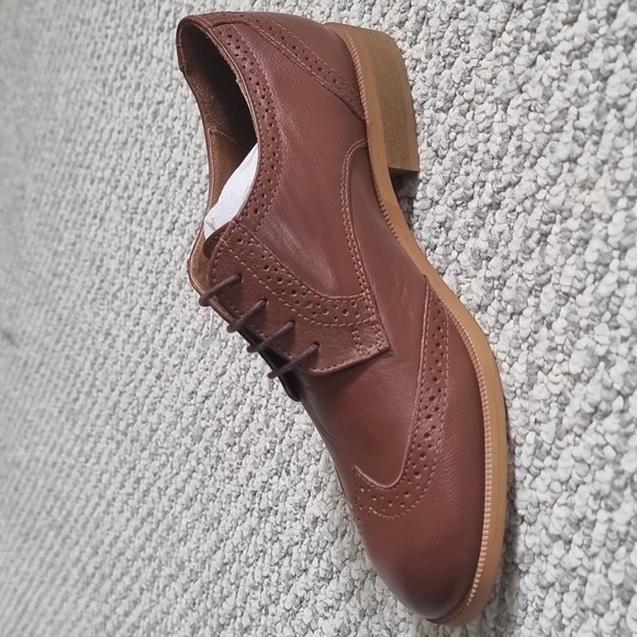 Dune London Brown Leather Oxfords US8/EU39/UK6 - Picture 4 of 7